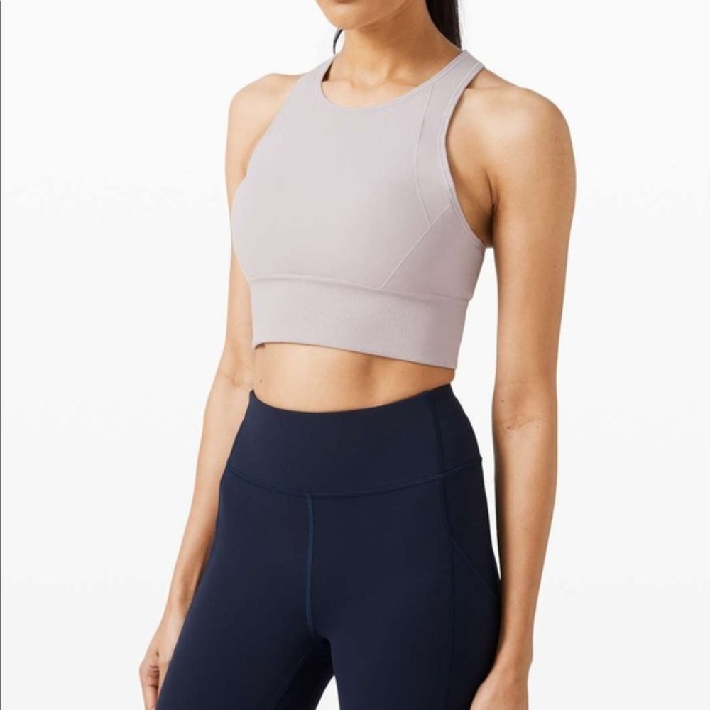 Ebb to Train Bra/Tank Top Iced Iris Size 4